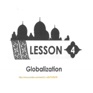 التربية الإسلامية بوربوينت (Globalization) لغير الناطقين باللغة العربية للصف الثاني عشر مع الإجابات