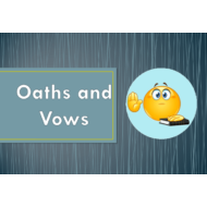 التربية الإسلامية بوربوينت درس (Oaths and Vows) لغير الناطقين باللغة العربية للصف الثامن