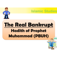 التربية الإسلامية بوربوينت درس (The Real Bankrupt) لغير الناطقين باللغة العربية للصف الخامس