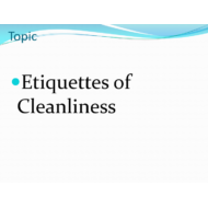 التربية الإسلامية بوربوينت (Etiquettes of Cleanliness) لغير الناطقين باللغة العربية للصف الأول