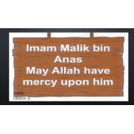 درس imam malik ibn anas لغير الناطقين باللغة العربية الصف السادس مادة التربية الاسلامية - بوربوينت