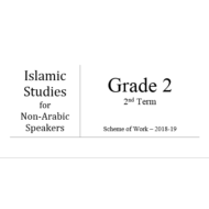 التربية الإسلامية خطة الفصل الثاني (2019-2020) لغير الناطقين باللغة العربية للصف الثاني