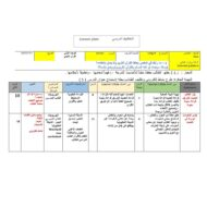 الخطة الدرسية اليومية القرآن شفيعي التربية الإسلامية الصف الخامس