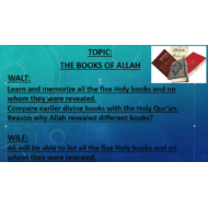 التربية الإسلامية بوربوينت (The books of allah) لغير الناطقين باللغة العربية للصف الرابع