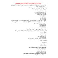 مراجعة عامة للاختبار النهائي التربية الإسلامية الصف السابع