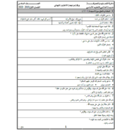 التربية الإسلامية أوراق عمل (مراجعة) للصف الخامس