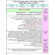 الخطة الدرسية اليومية آية المنافق التربية الإسلامية الصف الرابع - بوربوينت