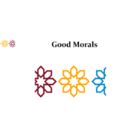 التربية الإسلامية بوربوينت (Good Morals) لغير الناطقين باللغة العربية للصف السادس