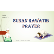 درس SUNAN RAWATIB Prayer لغير الناطقين باللغة العربية الصف الرابع مادة التربية الاسلامية - بوربوينت