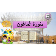 درس سورة الماعون التربية الإسلامية الصف الثالث - بوربوينت