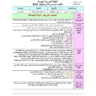 الخطة الدرسية اليومية صلاة الجماعة التربية الإسلامية الصف الرابع - بوربوينت
