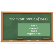التربية الإسلامية بوربوينت درس (The Battle of Badr) لغير الناطقين باللغة العربية للصف السادس مع الإجابات