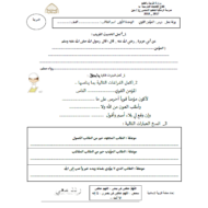 التربية الإسلامية ورقة عمل (المؤمن القوي) للصف الرابع