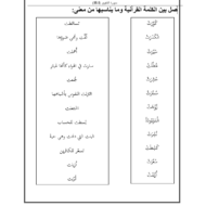 التربية الإسلامية ورقة عمل (سورة التكوير) للصف الخامس