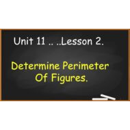 حل درس Determine Perimeter Of Figures الرياضيات المتكاملة الصف الثالث - بوربوينت