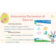 حل درس Determine Perimeter Of Figures Determine Perimeter of figures الرياضيات المتكاملة الصف الثالث - بوربوينت