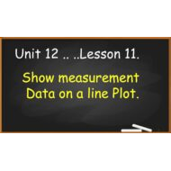 حل درس Show measurement Data on a line Plot الرياضيات المتكاملة الصف الثالث - بوربوينت