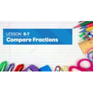 حل درس compare fractions الرياضيات المتكاملة الصف الثالث - بوربوينت