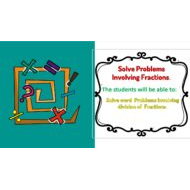 درس Solve Problems  Involving Fractions الرياضيات المتكاملة الصف الخامس - بوربوينت