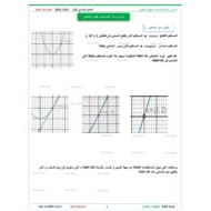 أوراق عمل المماسات وطول المنحنى الرياضيات المتكاملة الصف الثاني عشر متقدم