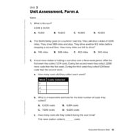 Unit 3 Unit Assessment بالإنجليزي الرياضيات المتكاملة الصف الرابع