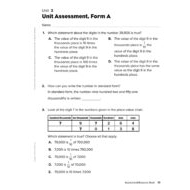 أوراق عمل Unit 3 الرياضيات المتكاملة الصف الخامس