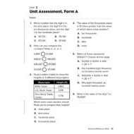 Unit 2 Unit Assessment بالإنجليزي الرياضيات المتكاملة الصف الرابع