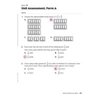 حل ورقة عمل وحدة الحادي عشر بالإنجليزي الرياضيات المتكاملة الصف الرابع