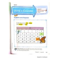 الرياضيات المتكاملة درس (Units of Time - Using a Calendar) بالإنجليزي للصف الثاني مع الإجابات