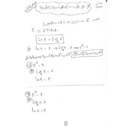 الرياضيات المتكاملة أوراق عمل (الأساس واللوغاريتمات الطبيعية) للصف العاشر مع الإجابات