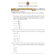 الرياضيات المتكاملة أوراق عمل (1) بالإنجليزي للصف التاسع