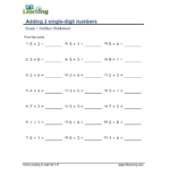 الرياضيات المتكاملة أوراق عمل بالإنجليزي للصف السابع