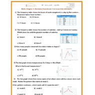 الرياضيات المتكاملة أوراق عمل (Chapter 11 - from lesson 1 to lesson 8 in text book) بالإنجليزي للصف الخامس