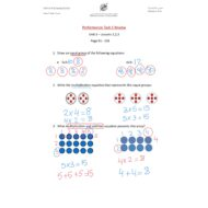 حل ورقة عمل Unit 3 Lessons 1,2,3 الرياضيات المتكاملة الصف الثالث