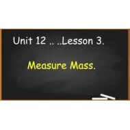 حل درس Measure Mass الرياضيات المتكاملة الصف الثالث - بوربوينت