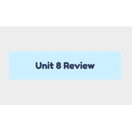 حل مراجعة Unit 8 Review الرياضيات المتكاملة الصف الثالث - بوربوينت