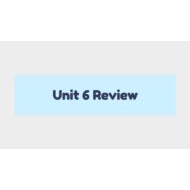 مراجعة Unit 6 Review الرياضيات المتكاملة الصف الثالث - بوربوينت