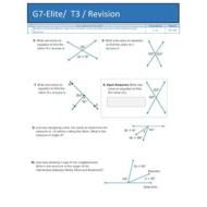أوراق عمل حسب هيكل امتحان الرياضيات المتكاملة الصف السابع نخبة