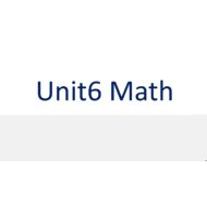 هيكل الوحدة السادسة الرياضيات المتكاملة الصف العاشر