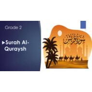 درس Surah Al-Quraysh لغير الناطقين باللغة العربية التربية الإسلامية الصف الثاني - بوربوينت