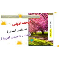 حل درس أحبك يا شجرتي العزيزة اللغة العربية الصف الخامس - بوربوينت