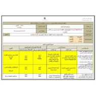 الخطة الدرسية اليومية الأسبوع الأول اللغة العربية الصف الثالث