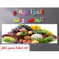 درس الخضروات والفواكه لغير الناطقين بها الصف السادس مادة اللغة العربية