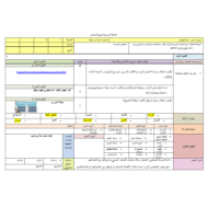 الخطة الدرسية اليومية جملة وتركيب اللغة العربية الصف السادس