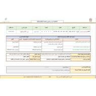 الخطة الدرسية اليومية الدرس الأول الأخضر الكبير اللغة العربية الصف الخامس إلى الصف الثامن