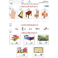 الاختبار التشخيصي اللغة العربية الصف الثاني