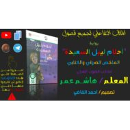 الملف التفاعلي لجميع فصول رواية أحلام ليبل السعيدة اللغة العربية الصف السادس