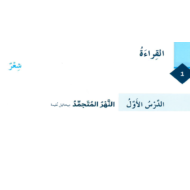 اللغة العربية بوربوينت درس (النهر المتجمد) للصف الثامن مع الإجابات