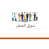 اللغة العربية بوربوينت درس (سوق العمل) لغير الناطقين بها للصف السادس