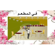 اللغة العربية بوربوينت درس (في المطعم) لغير الناطقين بها للصف السادس